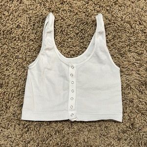 Tillys button up crop top